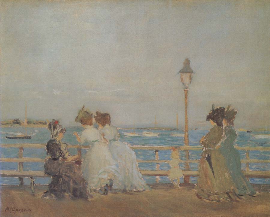 Arthur Clifton Goodwin On South Boston Pier